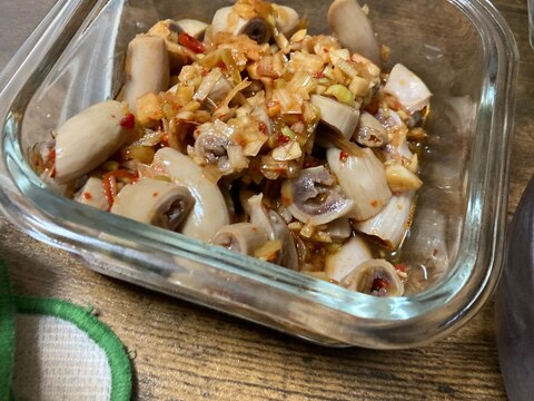 義父直伝の味仙風コブクロ